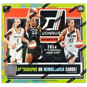 1 (ONE) pack of 2025 Panini Donruss WNBA Basketball Mega Box