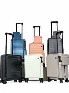 2-Piece Travel Luggage Set, Large-Capacity ABS Hardshell Suitcase with Detachable Crossbody Bag, TSA Lock, 360° Spinner Wheels, Wet & Dry Storage, Fits 15.6-Inch Laptop, Multiple Colors