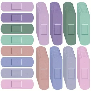24/40Pcs Premium PE Adhesive Band Aids Disposable Waterproof Breathable First Aid Bandages Flexible Wound Plasters Portable Emergency Skin Care Strips For Daily Home Outdoor Use