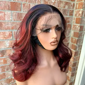 Realistic HD Lace Front Wig 13X6 Pre Plucked Hairline Synthetic Wig for Natural Look and Comfort