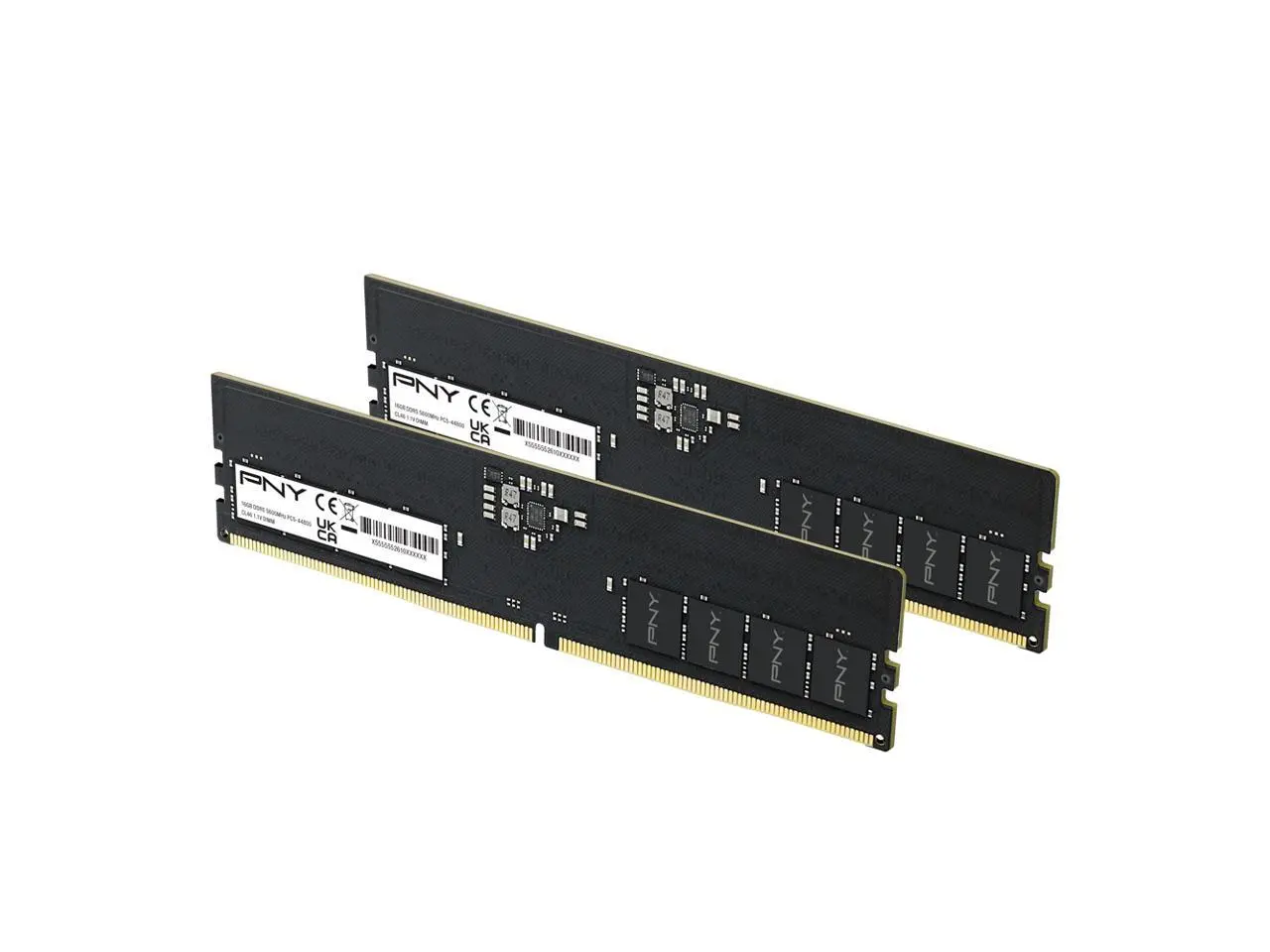 PNY Performance 32GB (2 x 16GB) DDR5 5600 (PC5 44800) Desktop Memory Model MD32GK2D5560046-TB