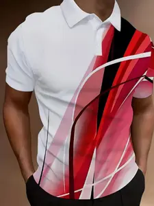 Men's Casual Polo Shirt in Standard Size, Comfortable Breathable Fit for All Occasions, Perfect Gift Choice for Style Lovers