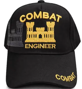 U.S Army Combat Engineer Black Cap 0067