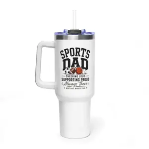 Sports Dad Tumbler | 40oz Vacuum Thermal Tumbler