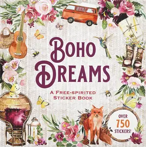 Boho Dreams Sticker Book: A Free-Spirited Sticker Book -- Peter Pauper Press - Paperback