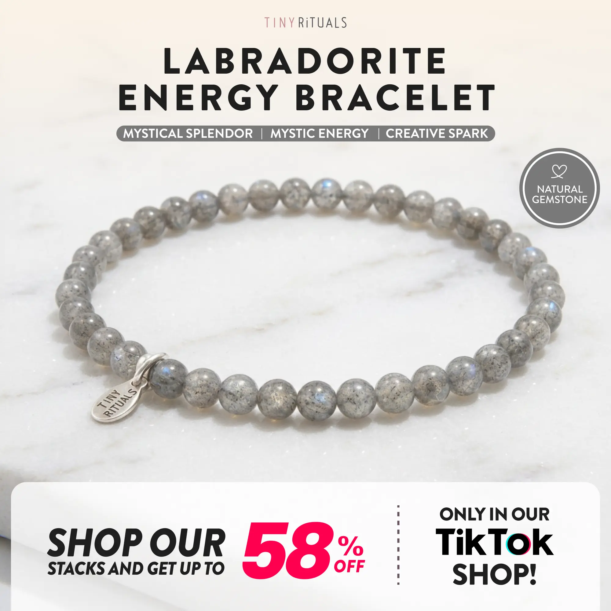 TINY RiTUALS Labradorite Energy Bracelet Braclets