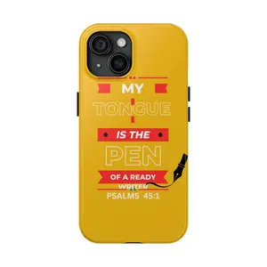 Tongue of A Ready Writer Tough Phone Cases - Durable Design, Lightweight Construction, Ideal for Everyday Use Protection Rubber otterbox  case