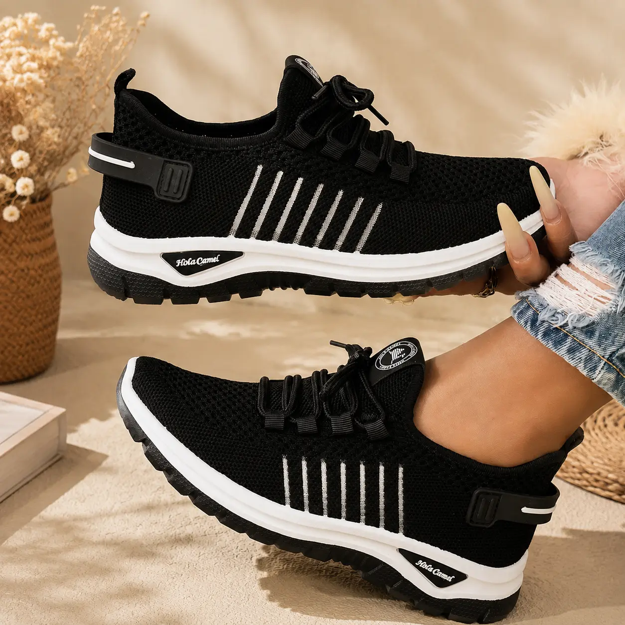 Women’s Comfortable Walking Shoes Lightweight Sneakers Breathable Casual Shoes For Daily Wear