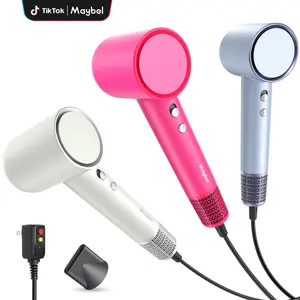 Maybel High Speed Fast Drying lonic Blow Dryer Hair Dryer 150000 RPM withThermo-Control LowNoise Professional Salon Styling Tool for Home Travel