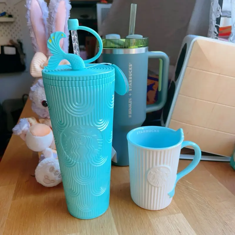 starbucks iridescent mermaid cold cup - TikTok Shop