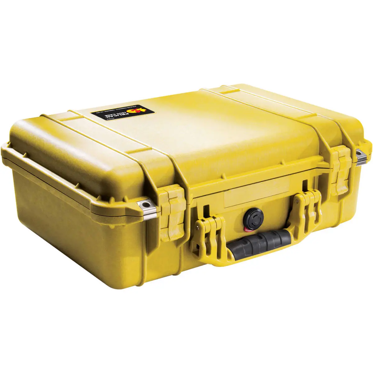 Pelican 1500 Watertight Hard Case with Protective Shield Foam Insert - Yellow