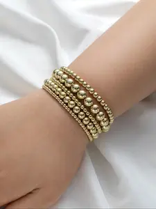 Boho Style Beaded Bracelet, Trendy Stack Bangle, Fashionable Jewelry for Women & Girls, Casual Trendy Accessories for Party and Daily Life, Trendy All-match & Exquisite Jewelry for Birthday Gift, Boho Style Bangles