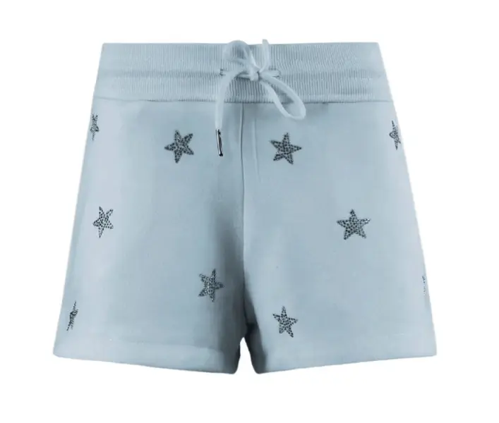 Blue Crystal Star Shorts - Lola + The Boys
