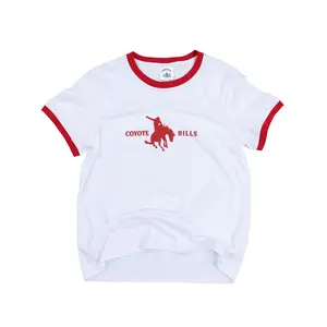 Logo Ringer T-shirt - Red (Women)