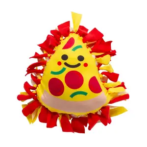 Pizza Fleece Tied Pillow Craft Kit - Makes 6