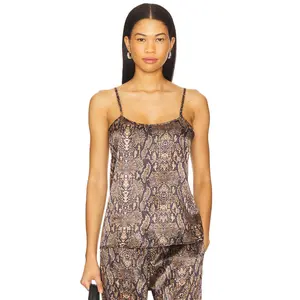 Heroine Sport Satin Cami in Desert Python