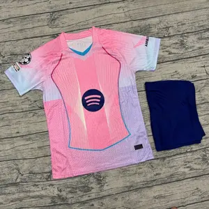 Barca Light Pink 2025 Football Soccer Jersey Kit, Retro Football Shirt, Player Version For Fans– Premium Polyester Fabric