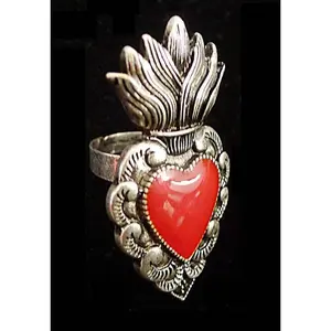 Sacred Heart style Ring