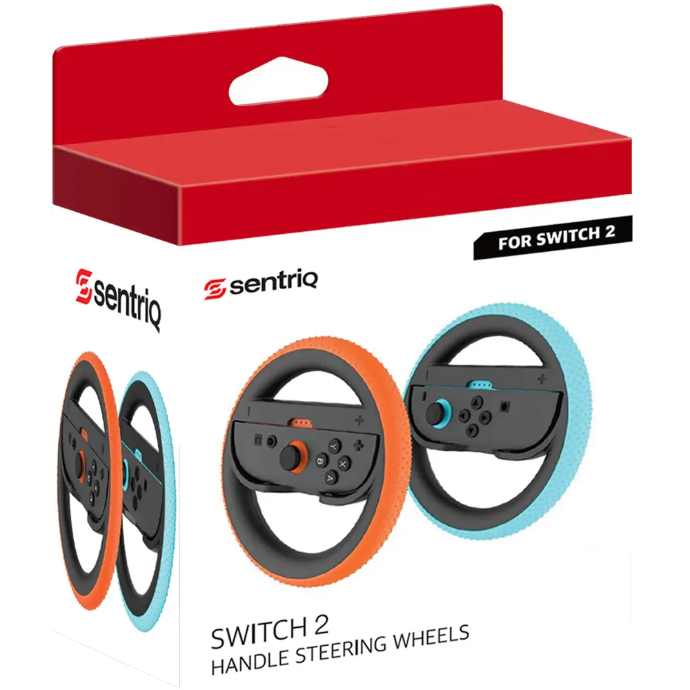 Sentriq Streering Wheel Set for Switch 2 Joy Cons - 2 Count