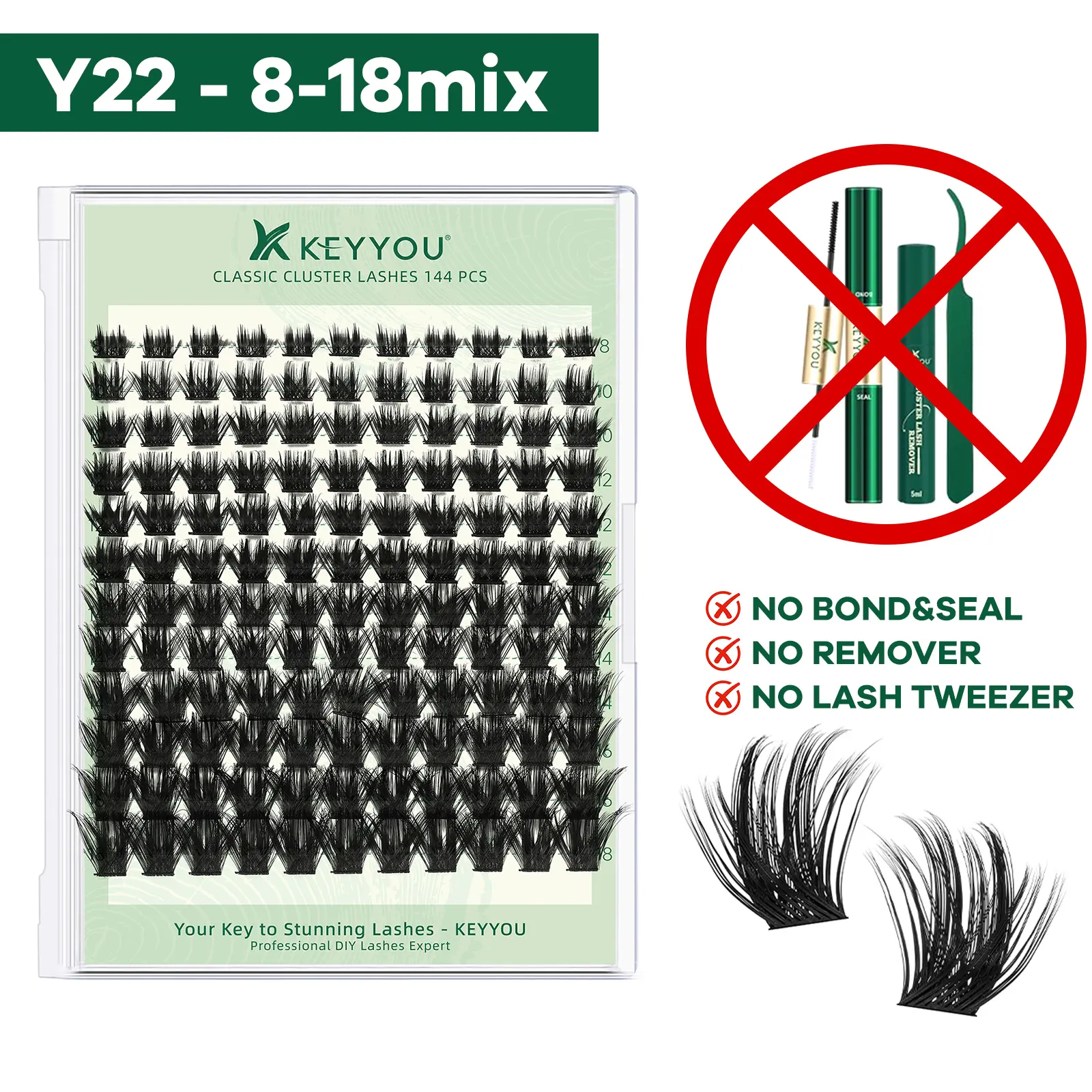 Only One Tray of Y22 Lashes 