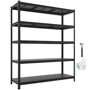 VEVOR Heavy Duty Garage Storage Shelves, 5-Tier Adjustable Expandable Unit, 3000 lbs Capacity Metal Utility Rack, 59.5" W x 20.6" D x 71.4" H, for Garage Organization, Workshop, Fathers Day Gift