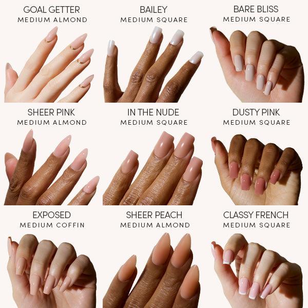 Glamnetic Timeless Tones Press On Nail Collection