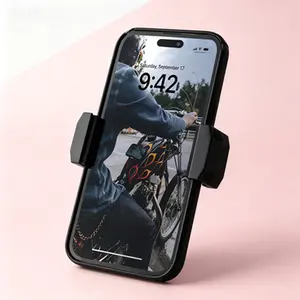 MagnetiMount 2.0 Motorcycle Phone Holder - High-Speed Magnet Secure Grip - Billet Aluminum Gas Tank Mount for Harley Davidson - Vibration Dampening Accessories for Most Phones - Black