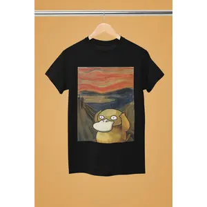 Screaming Psyduck Shirt | The Scream Art Crewnecks , Hoodies - Sweatshirt