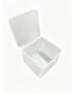 Sealed Storage Box | Holds All Condiment Sachets | Multi-Compartment Design.New transparent high-quality airtight spice storage box with dividers, perfect for kitchen organization and all-around storage organization at home.