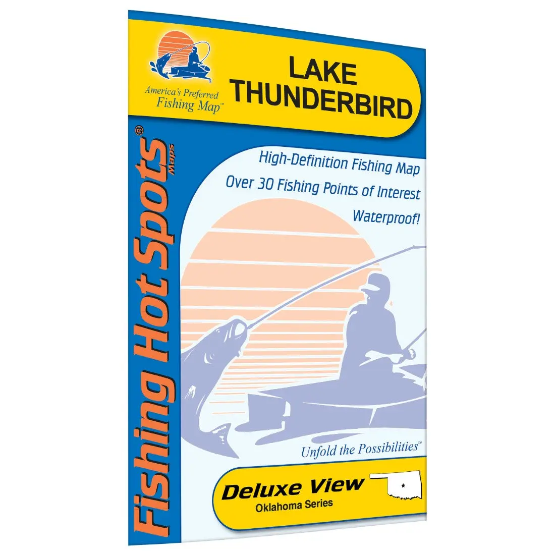 Lake Thunderbird Fishing Map, Fishing Tips and Techniques Guide for Anglers (Travel & Lifestyle Reference Book)