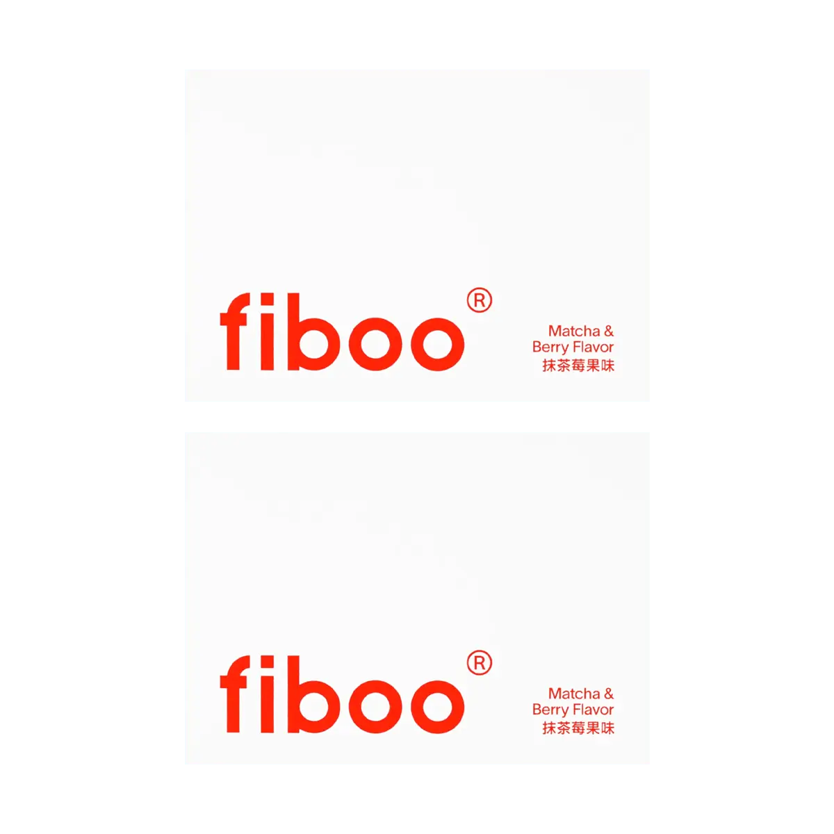 2Packs FIBOO High Protein Double Layer Protein Bar 100kcal/Bar - Matcha Berry Flavor, Low Calorie Snack, 10 Bars (2x 5-Bar Packs) - Satisfying & Hunger-Fighting