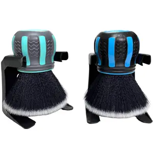 New Large Detachable Handle Car Brush, Soft Bristle Detailing Brush, Interior Car Edge Cleaning Tool, Scratch Prevention Wash Brush, Car Detailing Brushes