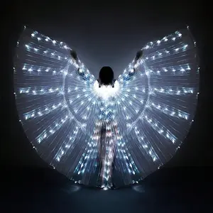 LED Colorful Luminous Wings Stage Performance, Baton Lead Cape, Holiday Celebration Gifts, Home & Room Decoration, Themed Party Decor, Party Led Lights