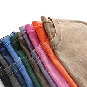 OversizedT-ShirtUnisexHeavyweight(230g)CottonLooseBasicMineralWashOversizedStreetwearBag