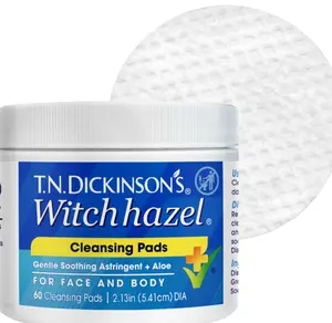 T.N. Dickinson's Witch Hazel Cleansing Pads, 60 Count