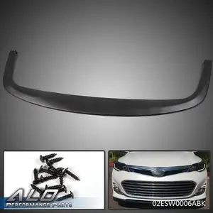 New Black Universal CS Style Under Panel Front Bumper Lip Splitter Chin Spoiler