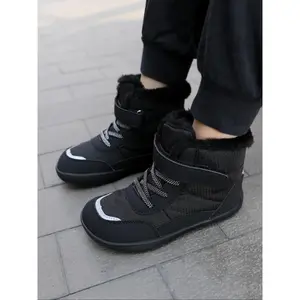 Rubber-soled Snow Boots Cold Weather, Warm Winter Children's Shoes, Durable and Comfortable Outdoor Shoes1011