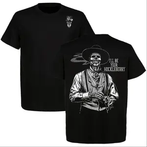Doc Holliday ' I'm Your Huckleberry ' Old West Death Dealers 2 Sided T-Shirt | Hoodie | Sweatshirt, Western Movie Quotes Shirt, Cowboy Outfit