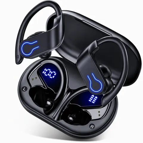 Wireless Bluetooth 5.3 Earbuds 2026, Waterproof Cordless Headphones with 120H Playtime, Hi-Fi TWS Stereo Audio Earphones, LED Charging Case & Box Packaging, Sound Isolation for Running, Cool Gadgets for Adults, Laptop/Tab Compatible Teen Boy Gift