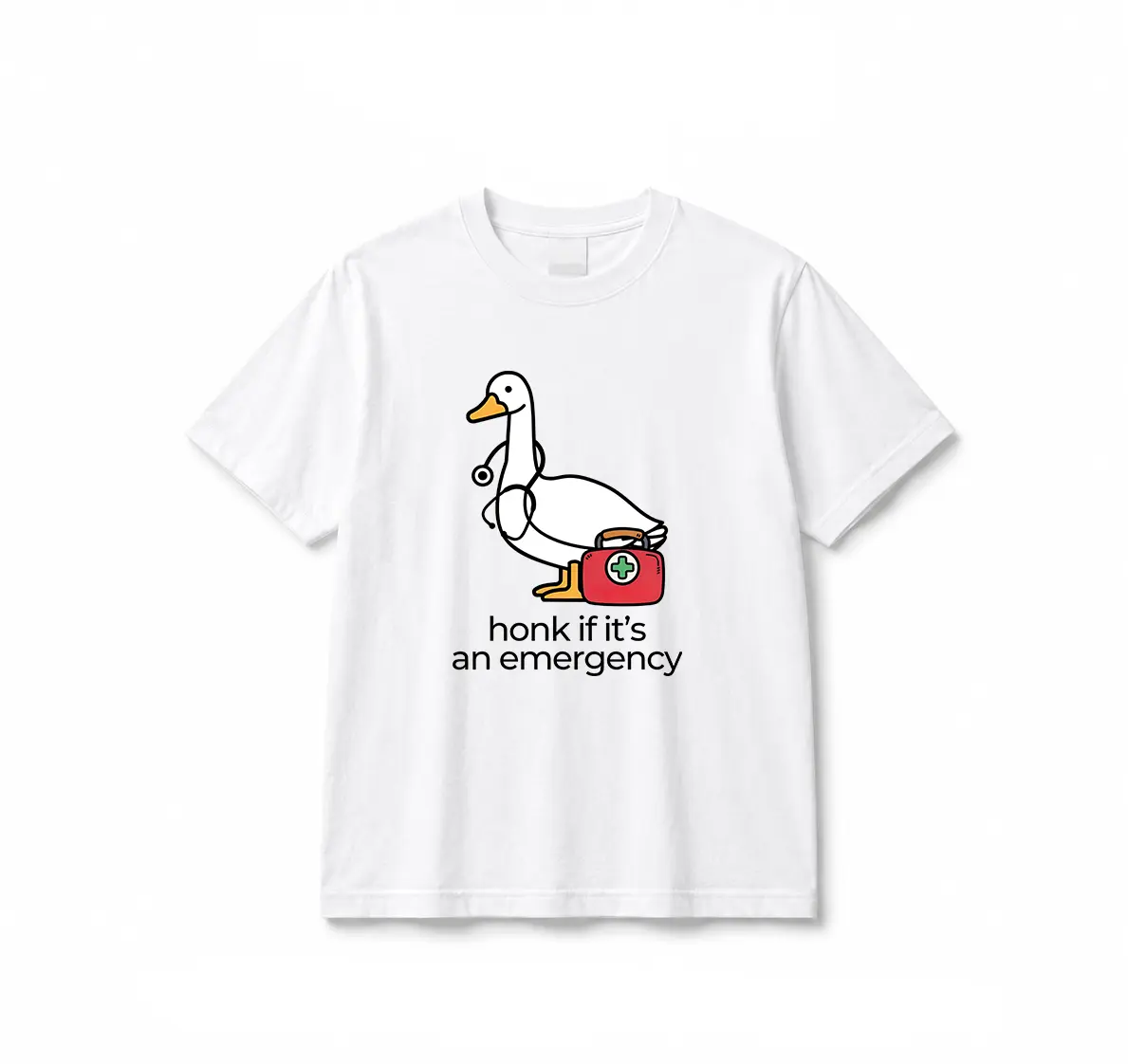 Funny Silly Goose Emergency Nurse Shirt, Soft Fit, EMT/ER Nurse Gifts, Everyday Wear