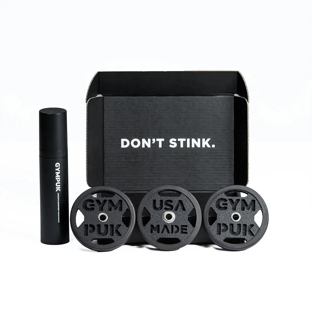 Gympuk Gym Bag Deodorizing Kit - Includes Stink Killer Spray & 3x Gym Bag Freshener - Active & Passive Odor Elimination for Fresh Gym Gear