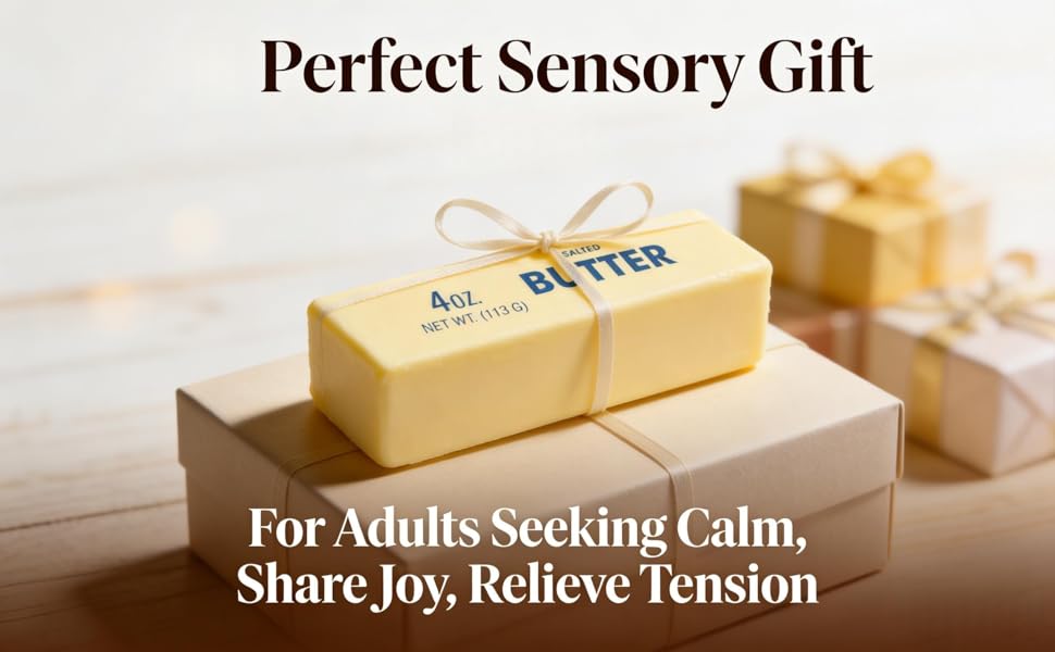 Squeeze Ball Realistic Butter Stick Soft Squeeze Toys, Upgrade Stress Relief Fidget Toys Wet Slow Rebound Stress Relief Toy, Slow Rebound Cute Butter Squeeze Stress Balls (Beige) Squeeze Ball Realistic Butter Stick Soft Squeeze Toys, Upgrade Stress Relief Fidget Toys Wet Slow Rebound Stress Relief Toy, Slow Rebound Cute Butter Squeeze Stress Balls (Beige)