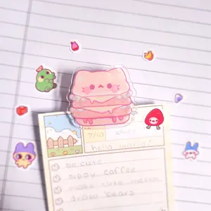 Hampurrger 2.5in Acrylic Binder Clip