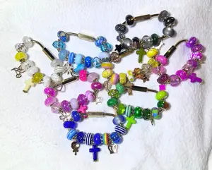 Beaded Carabiner Bag Charms