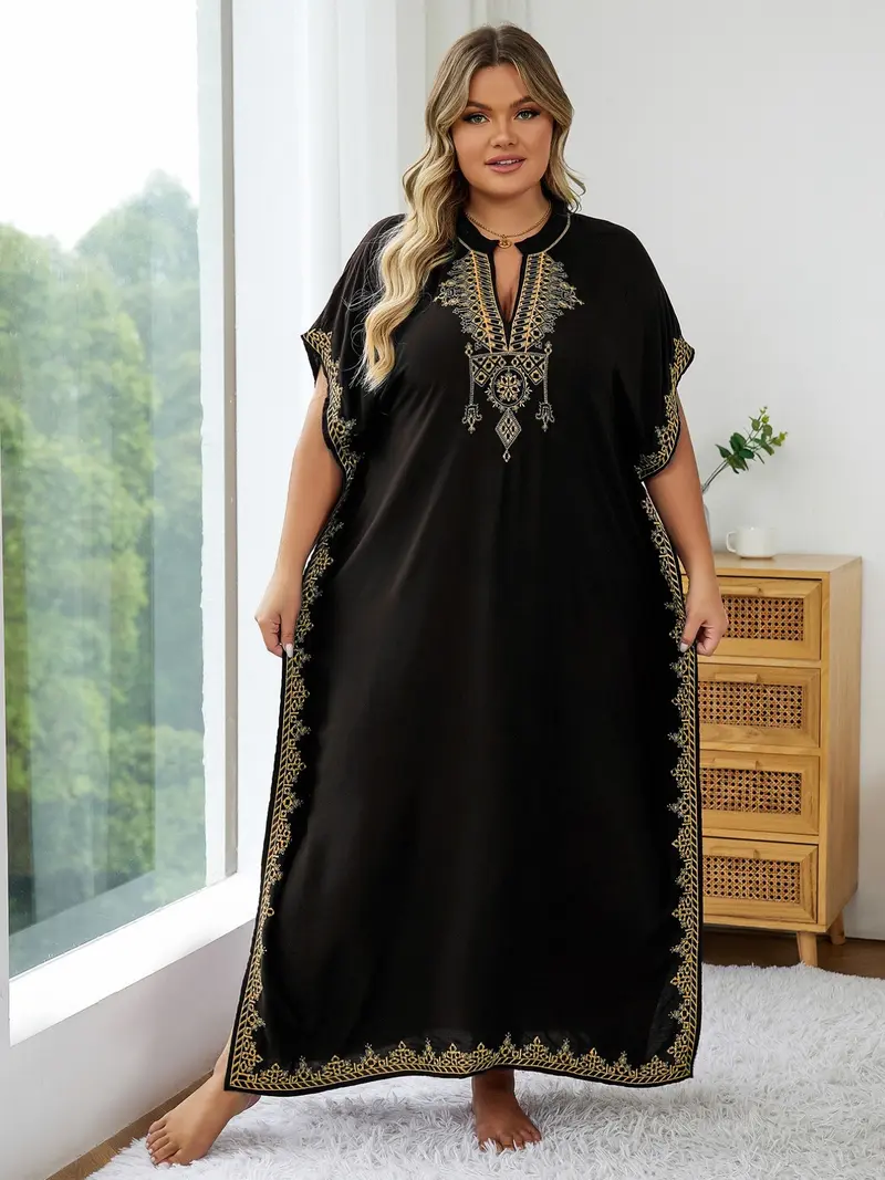 Embellished kaftan dresses - TikTok Shop