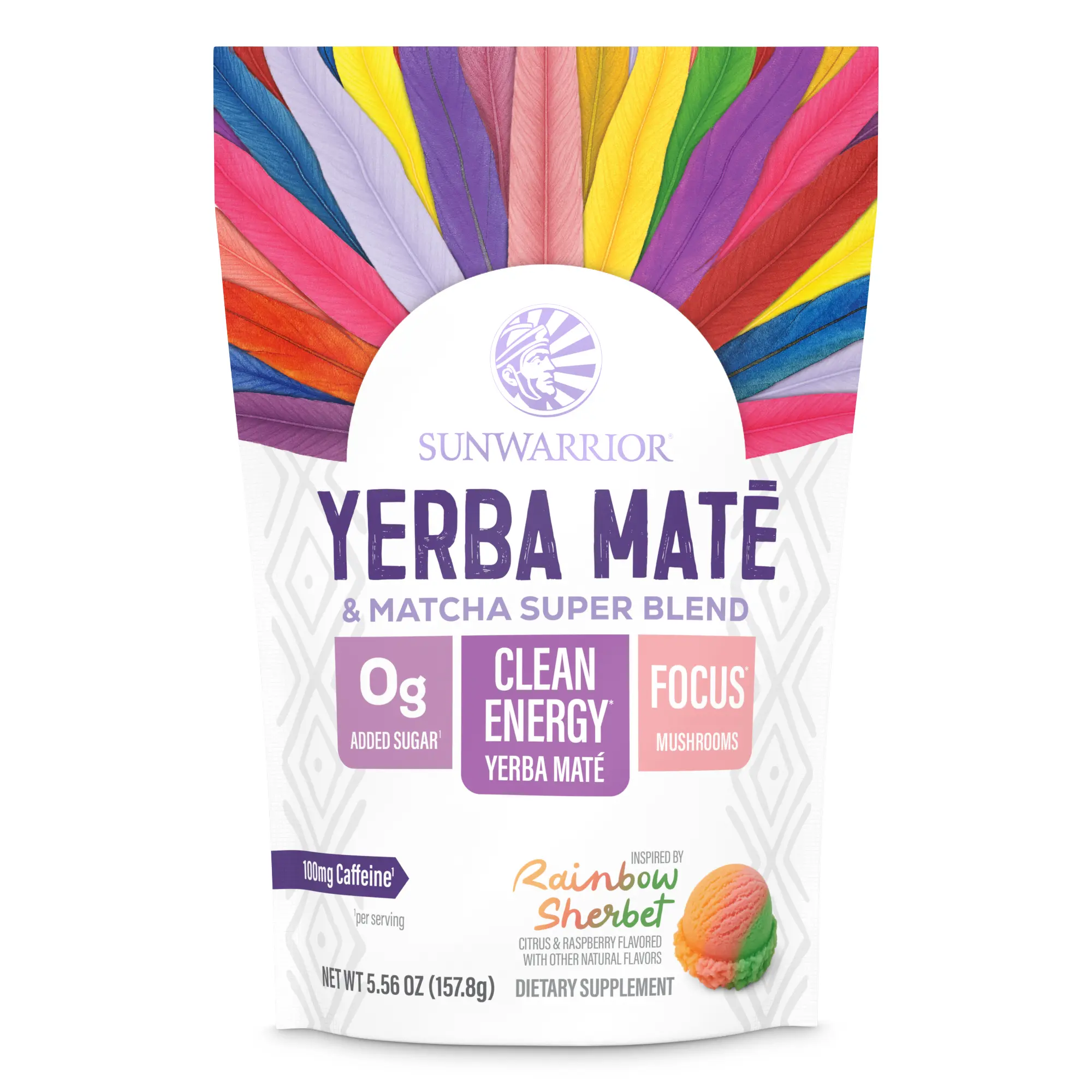 Yerba Mate + Matcha Clean Energy Superblend Powder Adaptogen & Mushroom Blend with L-Theanine, Maca & Lion’s Mane, Smooth Focus & Calm Energy | No Crash, Sugar Free, Vegan Two Flavors to Choose From