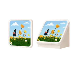 Bathroom Wall Art Storage Cabinet, Foldable Waterproof Cover for Shower Clothes & Towels, No-Drill Wall Mounted Organizer