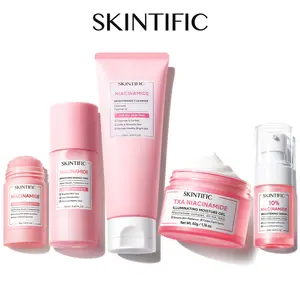 SKINTIFIC Niacinamide Brightening Skincare Set | Royal DSM & MSH Niacinamide + Alpha Arbutin for 7-Day Glow & Barrier Repair