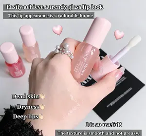 3Counts/set Moisturizing Lip Balm - Glossy & Non-sticky Lip Stick, Hydrating Glossy Lip Glaze Stick Plumping Lip Oil for Girls & Women, Lip Stain, Skincare, Cosmetic Lipgloss Daily Gift