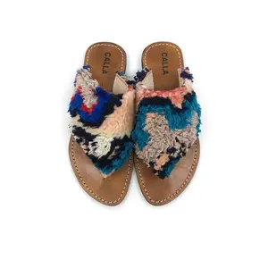 Lili Sandals “Cynthia” In Colors Blue, Blush, Grey, & Pink (Size 40)